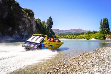 60 minute Jet boat ride on the Shotover & Kawarau Rivers