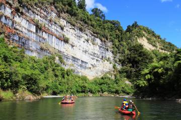 Scenic Rafting on the Rangitikei River North Island New Zealand