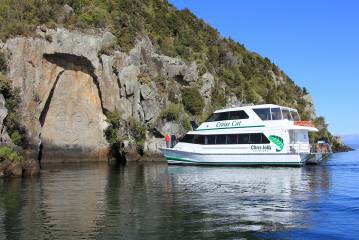 Scenic Cruise to the famous Ngātoroirangi Māori Rock Carvings