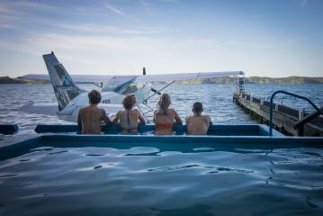 Floatplane Crater Lakes Flight Plus Hotpools