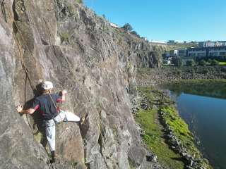 Half-day Outdoor Rock Climbing Auckland