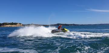 Jetski fun and thrill on your scenic ride in Auckland