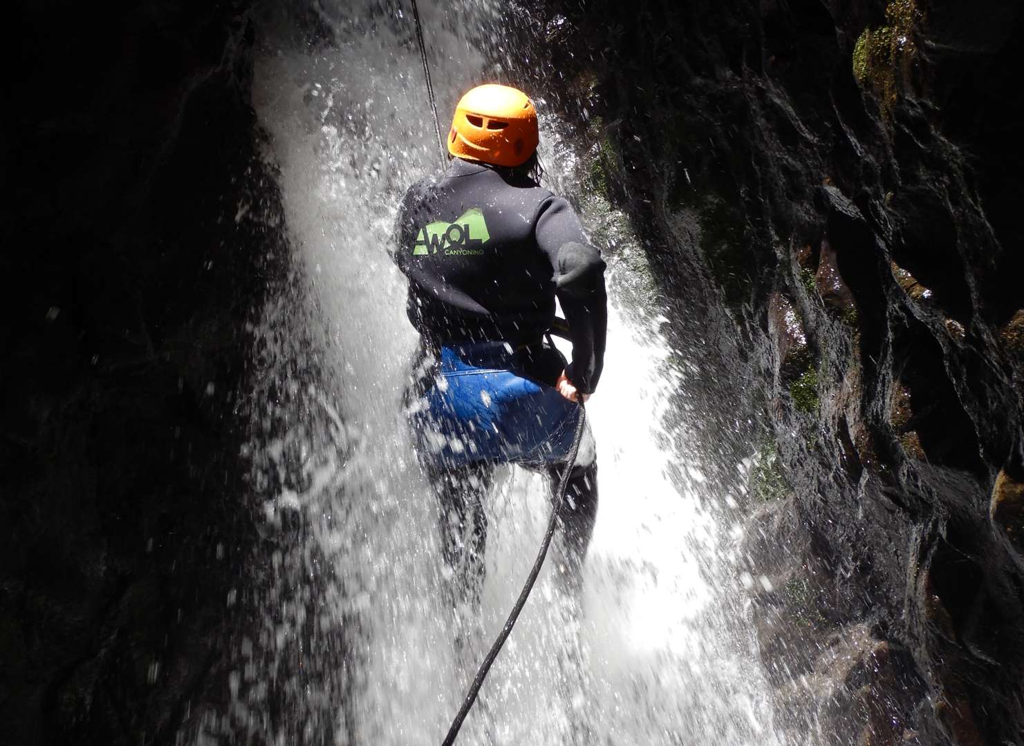 The chute - Canyoning Adventure in Piha Auckland