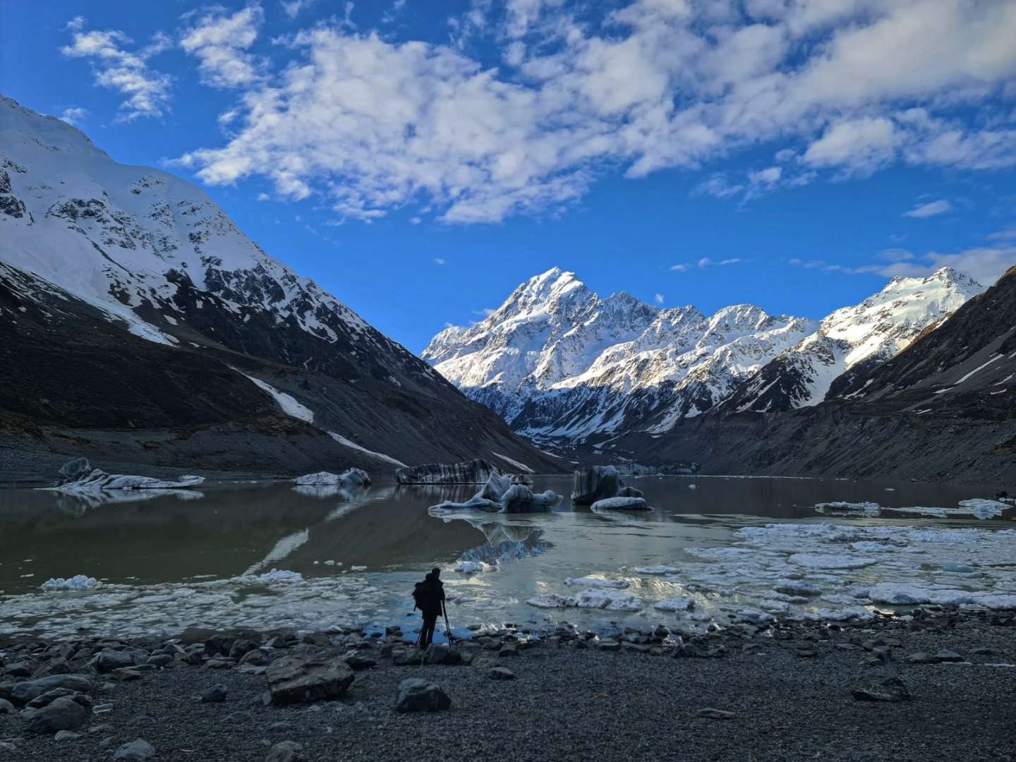 End of the Hooker Valley Track