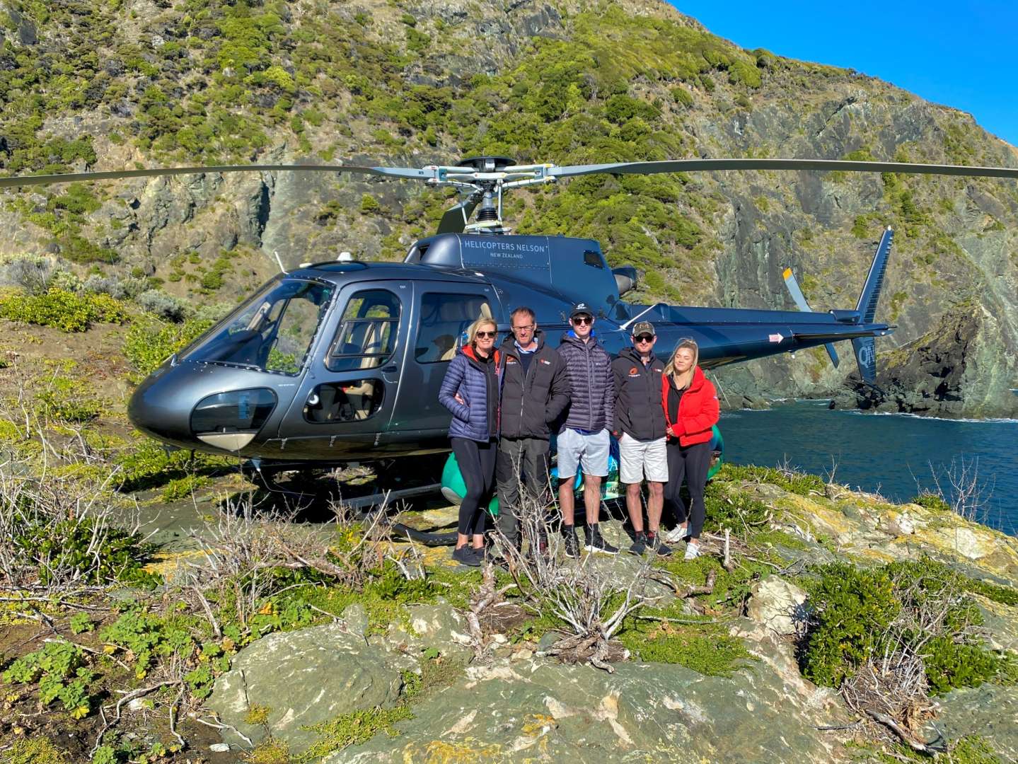 Fishing Tour attraction Nelson Marlborough with Helicopter