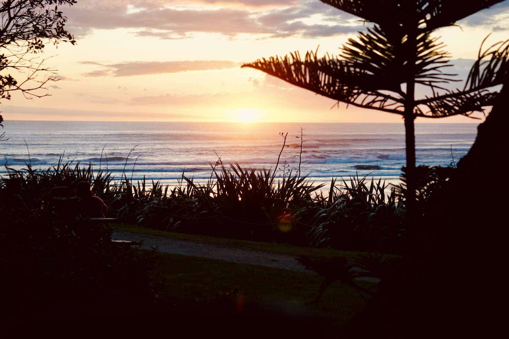 Muriwai Beach sunsett