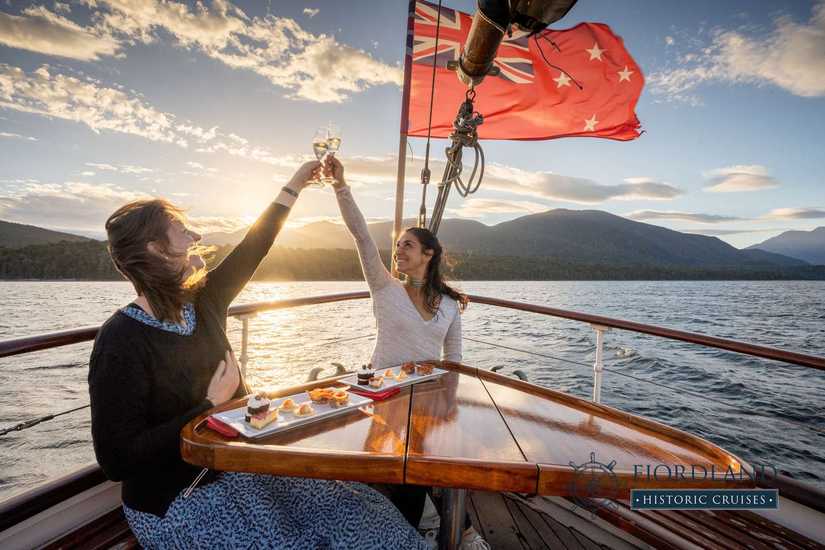 Relax and enjoy our beautiful vessel on Lake Te Anau