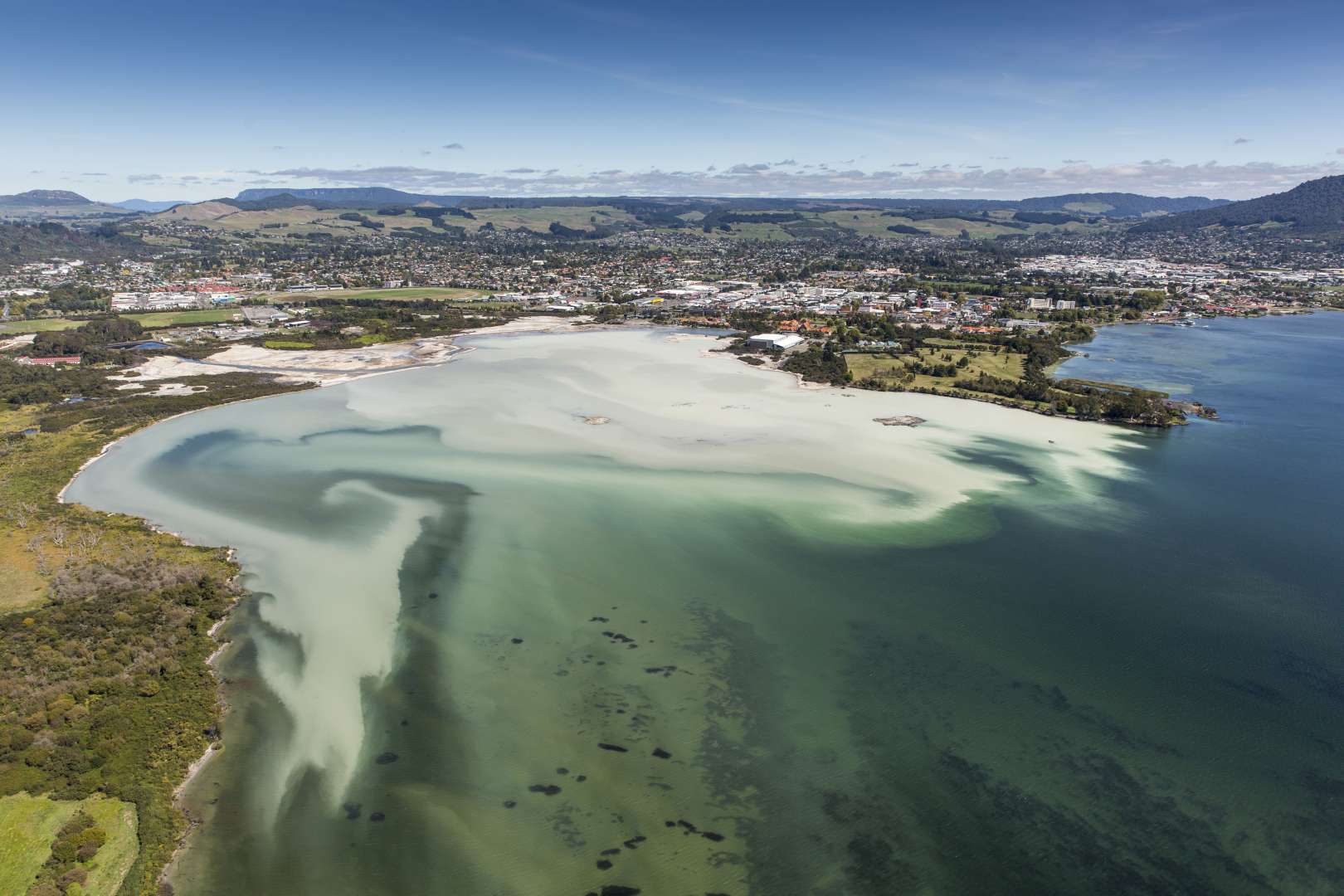 Rotorua Lakefront and Sulfur Bay