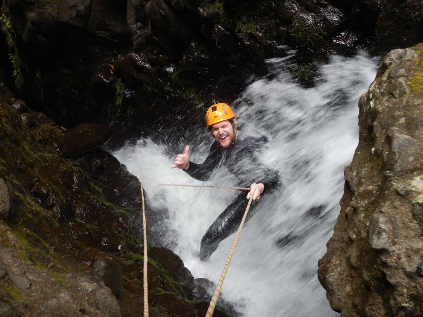 Waterfall time - Canyoning Adventure in Piha Auckland